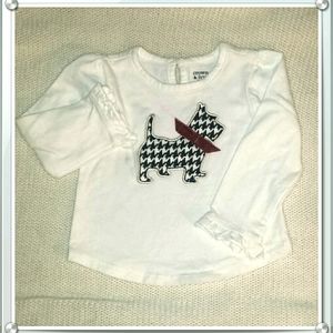 Crown & Ivy baby Scottie Dog Houndstooth Christmas
